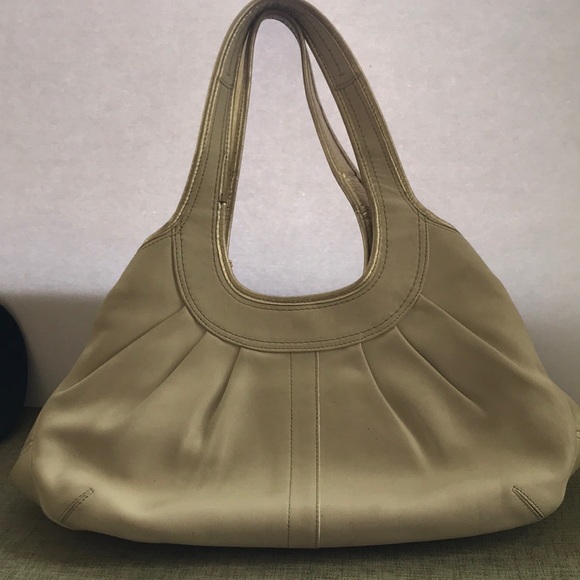 Coach handbag White/gold - Picture 3 of 3